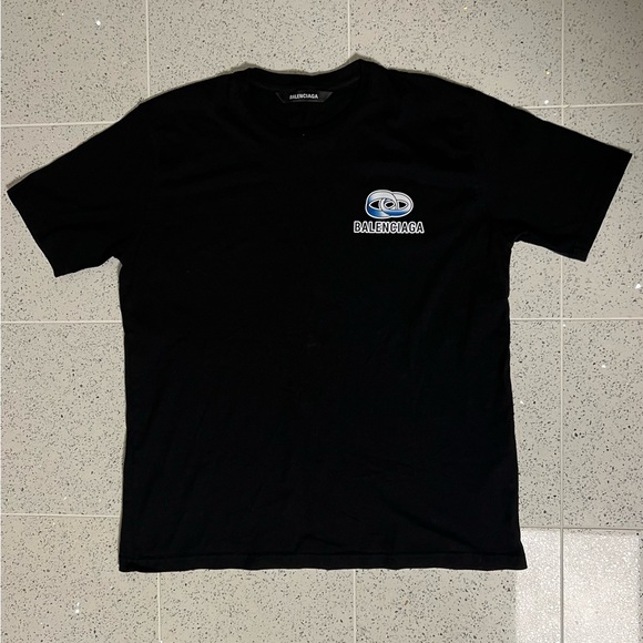 Balenciaga Black Men's T-Shirt